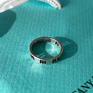 Tiffany & Co Silver Atlas Ring